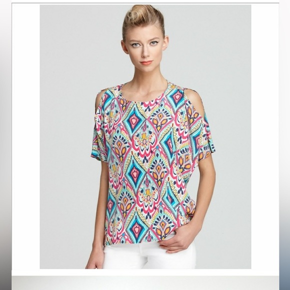 Lilly Pulitzer Tops - Lilly Pulitzer Crown Jewels Trace silk top large